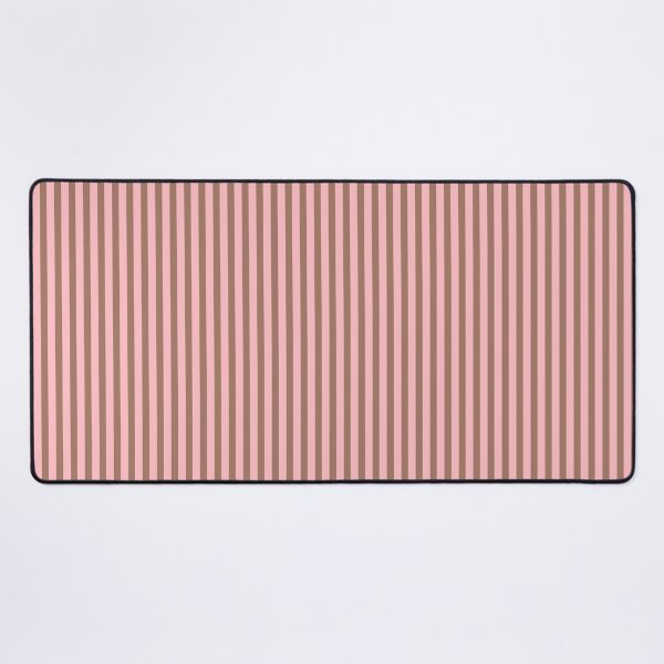 Item preview, Ultra Fine Stripes Narrow Vertical Stripe Pattern in Mocha Brown and Pink designed and sold by kierkegaard.
