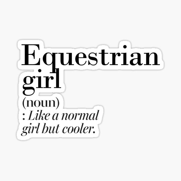Item preview, Equestrian Girl Definition - Funny Equestrian Lover designed and sold by Watsonarts.