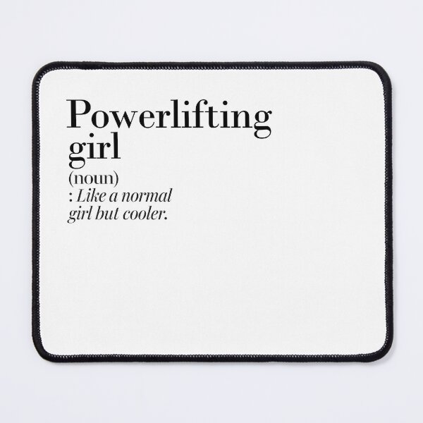 Item preview, Powerlifting Girl Definition - Funny Powerlifting Lover designed and sold by Watsonarts.
