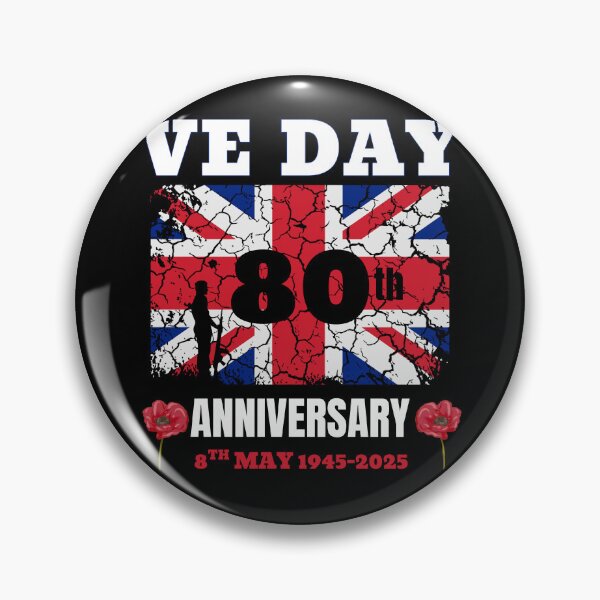 Item preview, VE day 80th anniversary 2025 V  E Day designed and sold by Minimalismat.