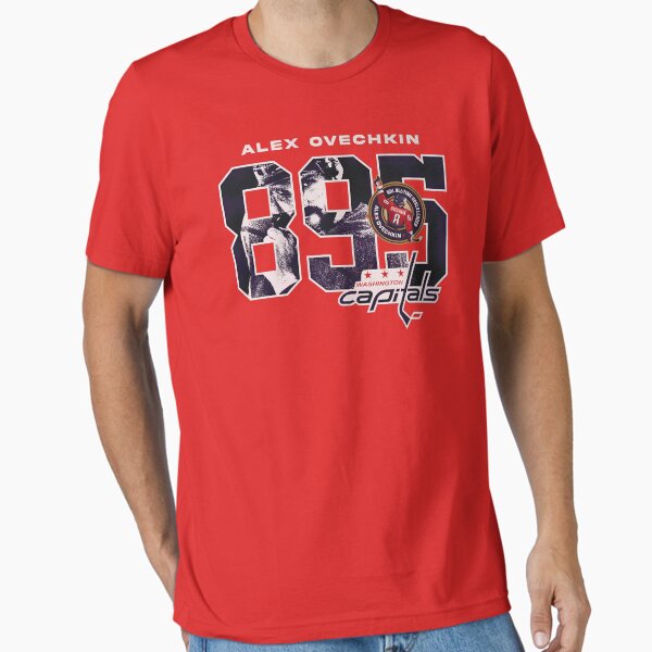 Vista previa del artículo con la obra «Alexander Ovechkin, Washington Capitals: 895 goles en su carrera», diseñado y vendido por RobertSportwear.
