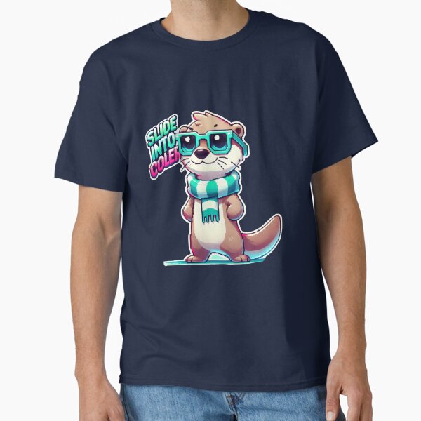 Artikel-Vorschau von Sliding Otter – Niedliches Pixel Art Retro Design, designt und verkauft von NirvanaOcean1.