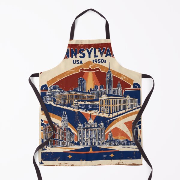 Item preview, Pennsylvania 1950s USA Vintage Retro Tourism designed and sold by TravelersGems.