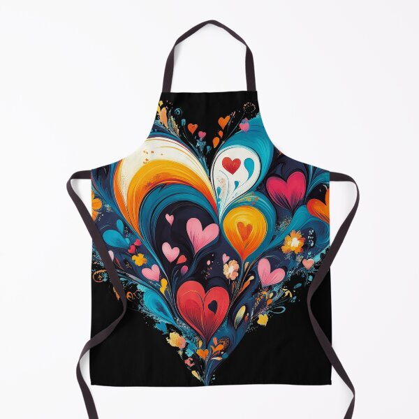 Artikelvorschau, Boho Buntes Herzdesign entworfen und verkauft von el-padre.