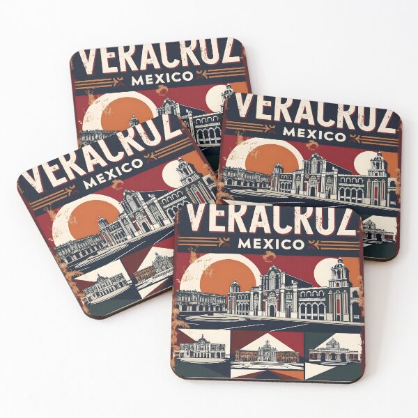 Item preview, Veracruz Mexico Vintage Travel Tourism designed and sold by TravelersGems.