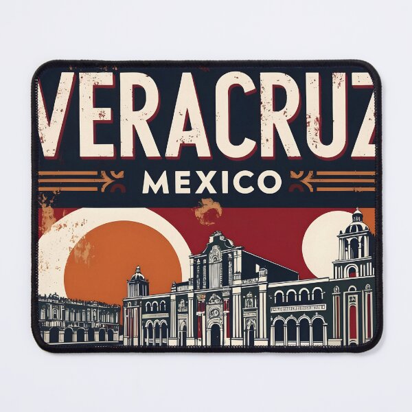 Item preview, Veracruz Mexico Vintage Travel Tourism designed and sold by TravelersGems.