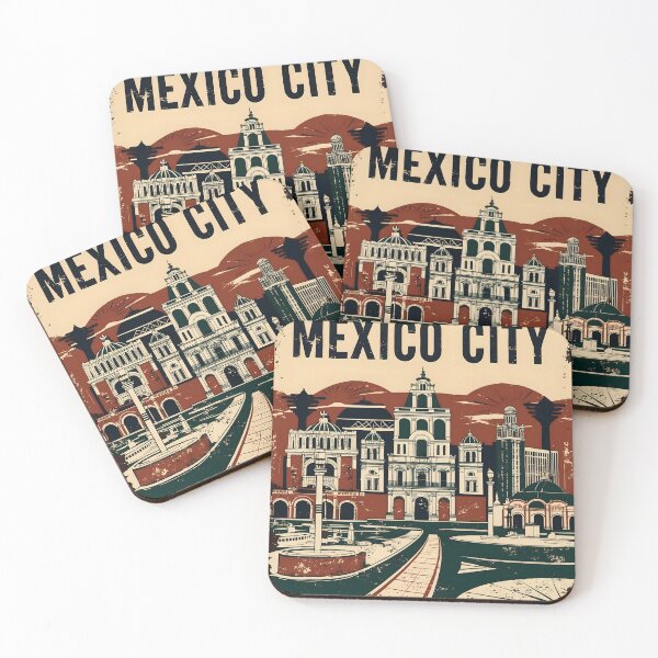 Item preview, Mexico City Vintage Travel Tourism designed and sold by TravelersGems.