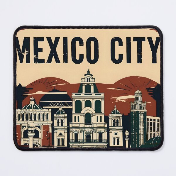 Item preview, Mexico City Vintage Travel Tourism designed and sold by TravelersGems.