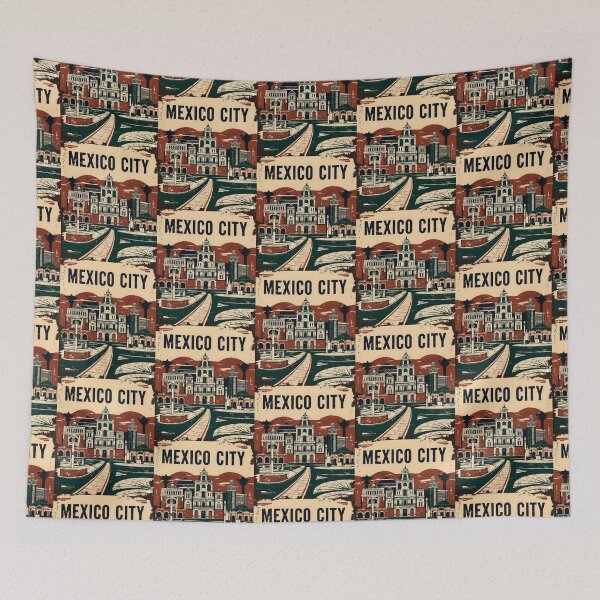 Item preview, Mexico City Vintage Travel Tourism designed and sold by TravelersGems.