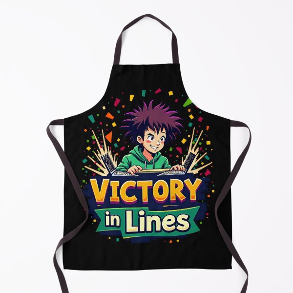 Item preview, Victory in Lines – Programmer Meme for Coders & Devs designed and sold by Fragy72.