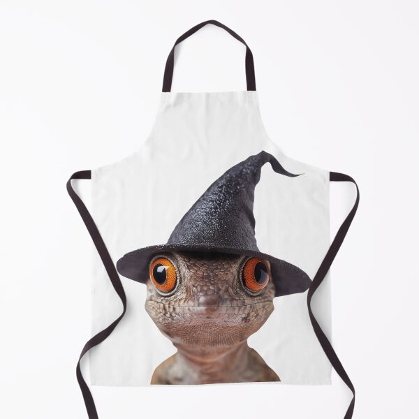 Item preview, Brown Anole Wearing Halloween Witch Hat designed and sold by LazyOwlStore.