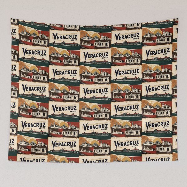 Item preview, Veracruz Mexico Vintage Travel Tourism designed and sold by TravelersGems.