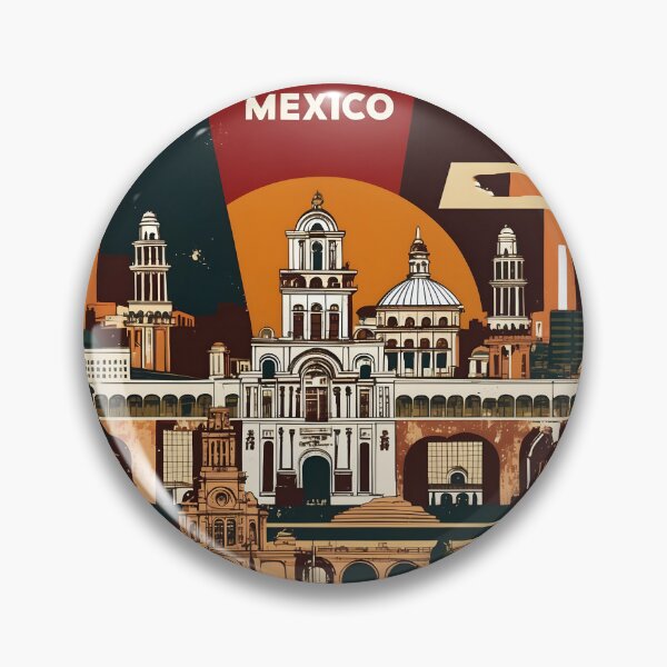 Item preview, Mexico City Vintage Travel Tourism designed and sold by TravelersGems.