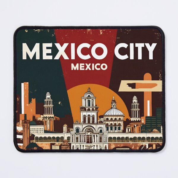 Item preview, Mexico City Vintage Travel Tourism designed and sold by TravelersGems.