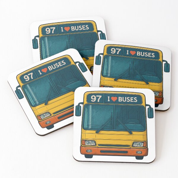 Item preview, I love buses designed and sold by Nathalie_87.