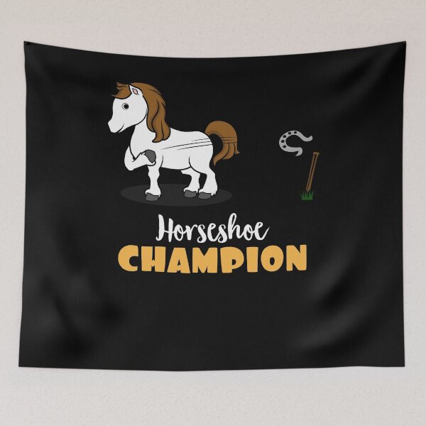 Item preview, Horse Pitching Ringer Horseshoe Tossing Champion designed and sold by SassyYetClassy.