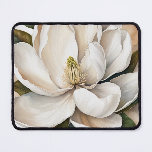 Item preview, White Magnolia flower designed and sold by SolaoLab.