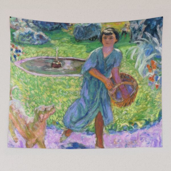 Item preview, Girl Playing with a Dog (Vivette Terrasse)   1913   by Pierre Bonnard  designed and sold by ShelbyMCCCay.