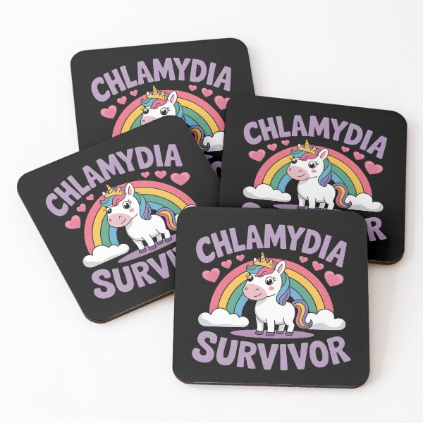 Item preview, Chlamydia Survivor Unicorn designed and sold by HeadTurningArt.