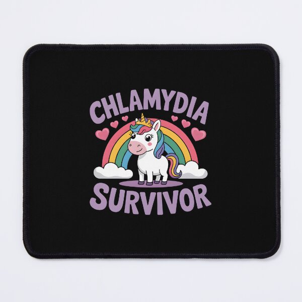 Item preview, Chlamydia Survivor Unicorn designed and sold by HeadTurningArt.