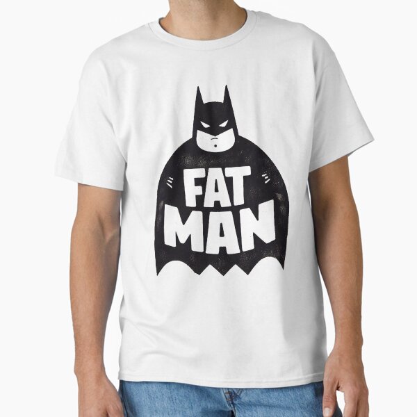Item preview, Fat Man - Funny Superhero Parody T-Shirt designed and sold by twosizmedia.