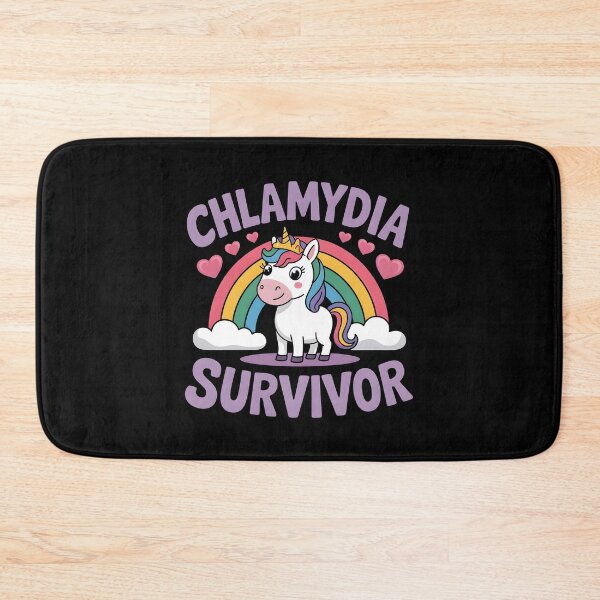 Item preview, Chlamydia Survivor Unicorn designed and sold by HeadTurningArt.