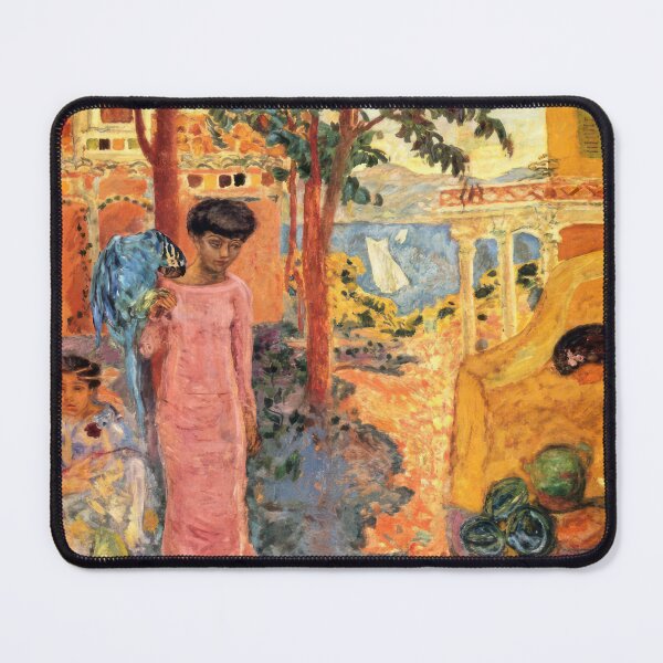 Item preview, Girl with Parrot 1910 by Pierre Bonnard designed and sold by ShelbyMCCCay.