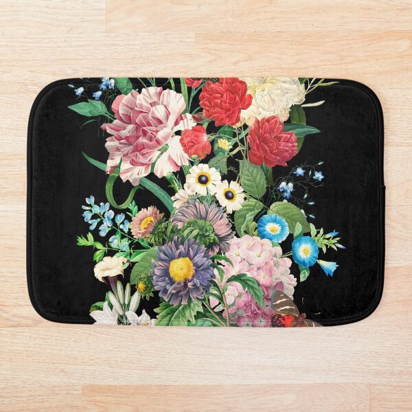 Aperçu de l'œuvre Illustration botanique colorée de fleurs vintage bohème créée et vendue par el-padre.