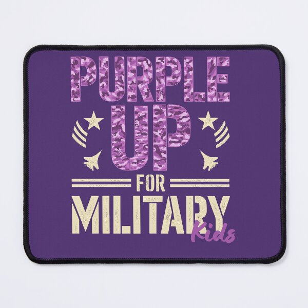 Item preview, Purple Up For Military Kids Military Child Month Plane designed and sold by GregArtShop.