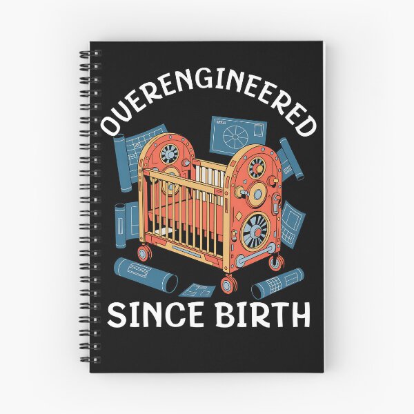 Artikelvorschau, Überentwickelt seit der Geburt – Lustiges Ingenieur-Meme-Shirt entworfen und verkauft von Fragy72.