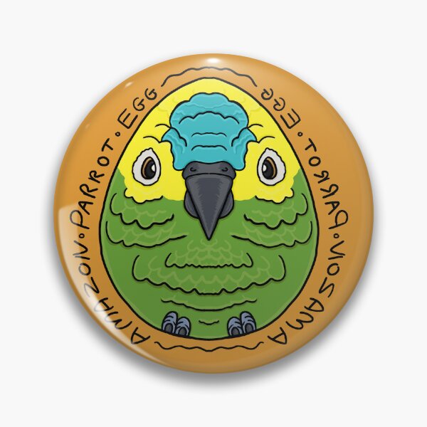 Item preview, Blue-fronted Amazon Egg designed and sold by Squawkable.