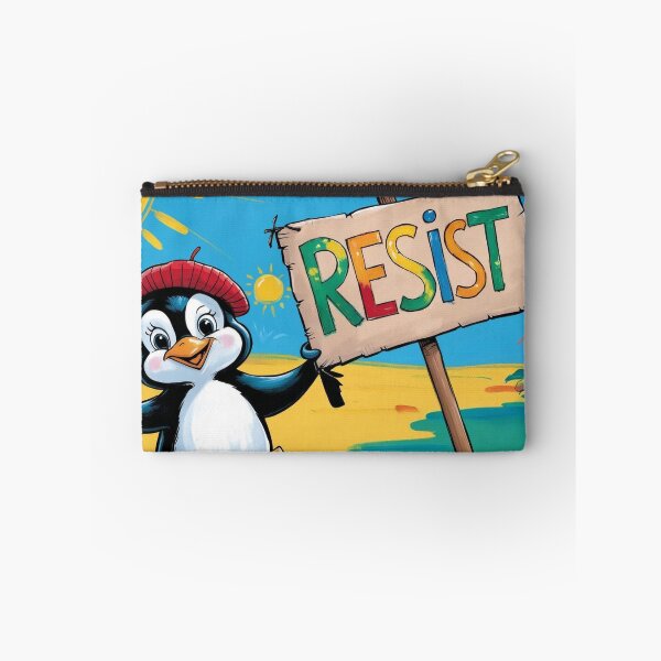 Item preview, Penguin Resist Penguins Against Trump designed and sold by CourtesyGone.