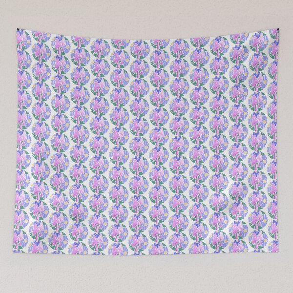 Item preview, Magic garden mushroom and daisy vintage graphic designed and sold by interico88.
