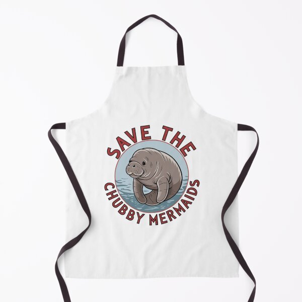 Item preview, Save the manatee, chubby mermaids, florida, funnyfits70, Humor, Funny, retro, vintages, funny quotes, animal humor, designed and sold by FunnyFits70.