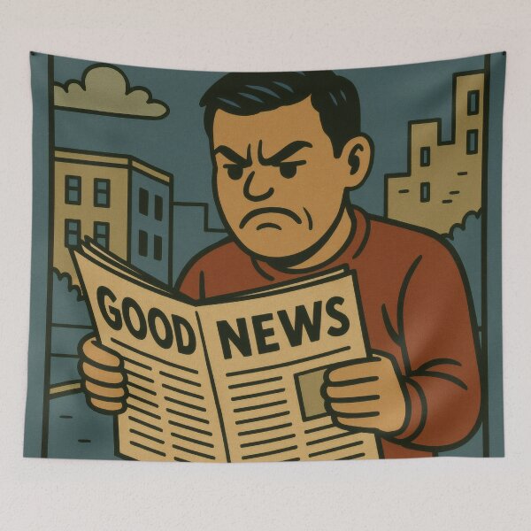Item preview, Good News! | Vintage Comic designed and sold by Not Hugo.