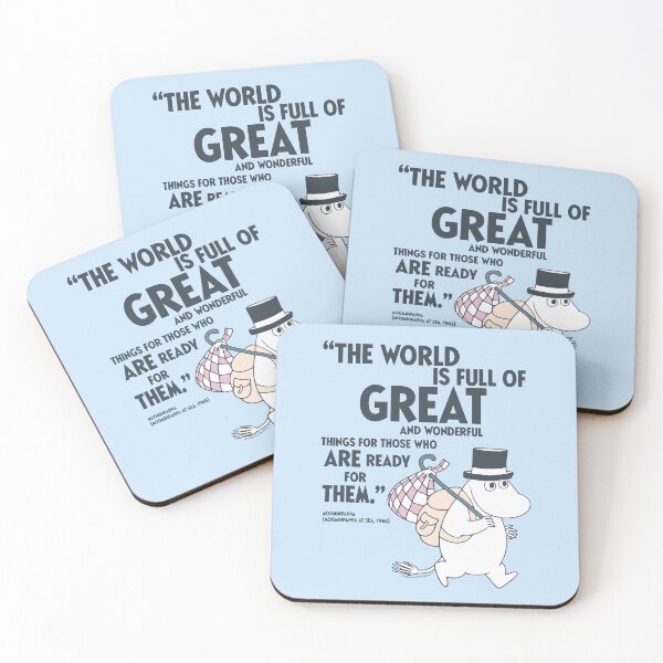 Item preview, Moomin For Those Who Are Ready Moominpappa At Sea Quote designed and sold by MoominStore.