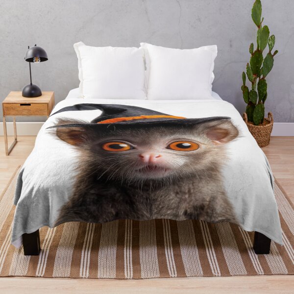 Item preview, Bushbaby Wearing Halloween Witch Hat designed and sold by LazyOwlStore.