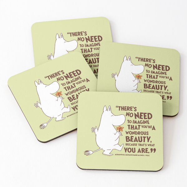 Item preview, Moomin Beauty Moominsummer Madness Moomintroll Quote designed and sold by MoominStore.