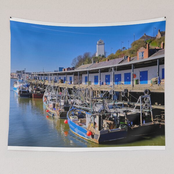 Item preview, North Shields Fish Quay in Spring Sunshine designed and sold by Violaman.