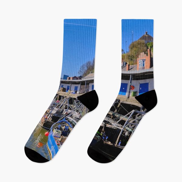Item preview, North Shields Fish Quay in Spring Sunshine designed and sold by Violaman.