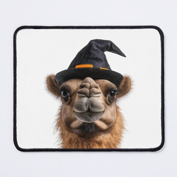Item preview, Camel Wearing Halloween Witch Hat designed and sold by LazyOwlStore.