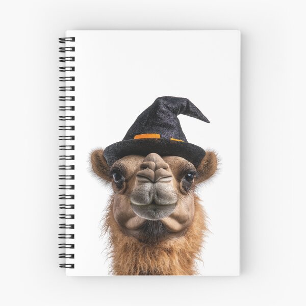 Item preview, Camel Wearing Halloween Witch Hat designed and sold by LazyOwlStore.