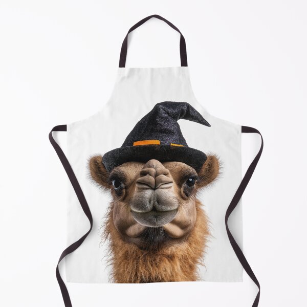 Item preview, Camel Wearing Halloween Witch Hat designed and sold by LazyOwlStore.