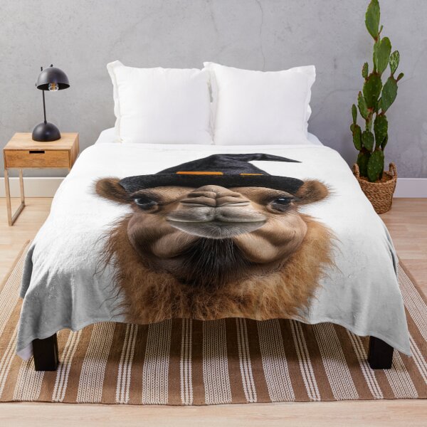 Item preview, Camel Wearing Halloween Witch Hat designed and sold by LazyOwlStore.