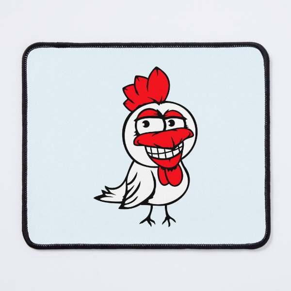 Item preview, Chicken Bird Chick Cockerel Grin Funny Fun Happy designed and sold by shirt-o-mat.