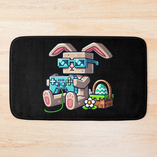 Item preview, Gamer Easter Bunny – Funny Pixel Art Easter Rabbit with Eggs designed and sold by Aredbox.