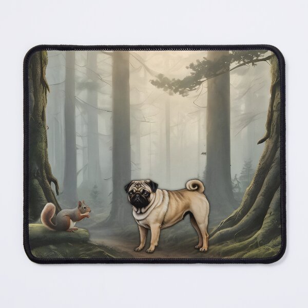 Item preview, Pug Forest Friend designed and sold by NikkiBear67.