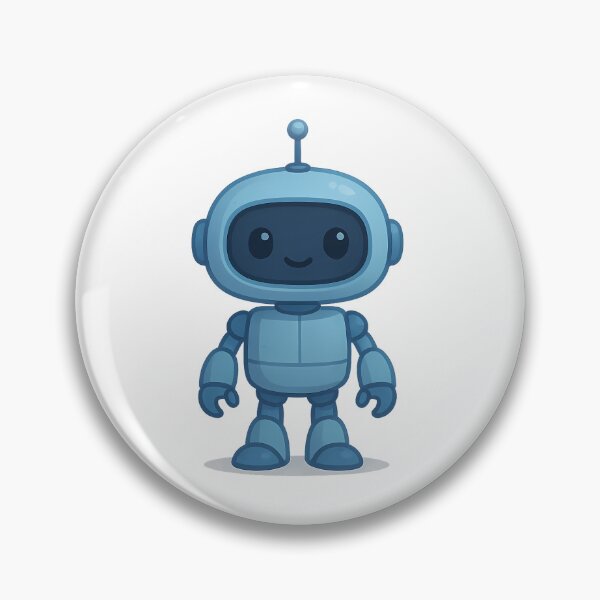 Item preview, Friendly Glowbot designed and sold by Orca Chuckle Studios.