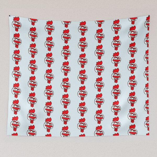 Item preview, Chicken Bird Chick Cockerel Grin Funny Fun Happy designed and sold by shirt-o-mat.