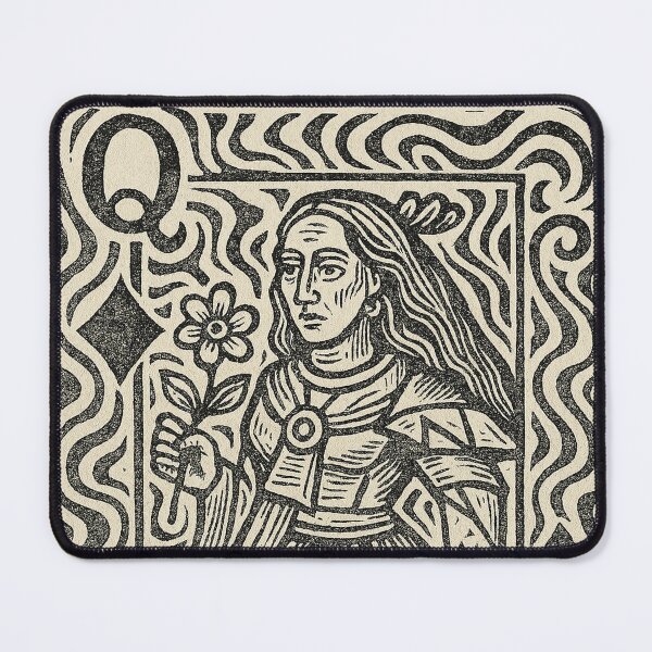 Item preview, Stamped and Dangerous – Queen of Diamonds designed and sold by Candlewood Museum & Gift Shoppe.